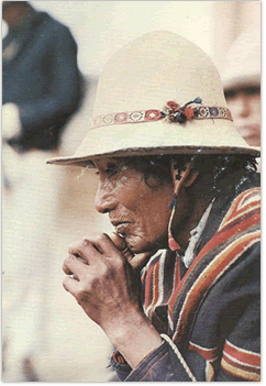 Poor Peruvian in the 1980's